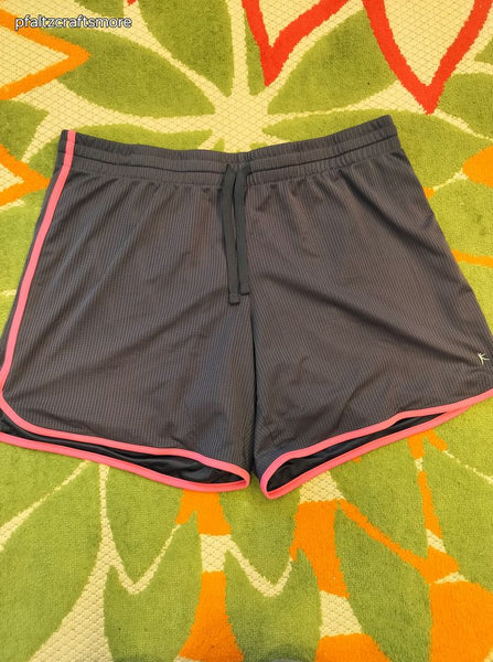 Women's Danskin Now Athletic Moisture Wicking Track Excercise Shorts XL