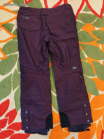 Women's Columbia Sportswear Lined Cargo Purple Snow Winter Pants Sz Medium