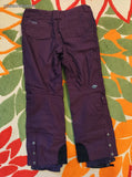 Women's Columbia Sportswear Lined Cargo Purple Snow Winter Pants Sz Medium