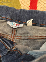 Women's Denim & Company Straight-Legged Blue Denim Jeans Sz 16