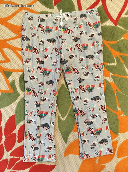 Women's Old Navy Christmas Kitty Cats Soft Lounge Sleep Pants Sz XL