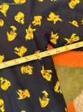 Pokemon Company Men's Long-Sleeved Button-Down Pikachu Patterned Medium Like New