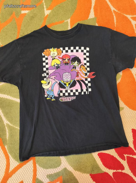 PowerPuff Girls Men's Unisex MoJo JoJo Black Graphic Tee X-Large