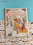 Vintage 1983 Little Golden Book: The Twelve Days of Christmas A Christmas Carol Hardcover