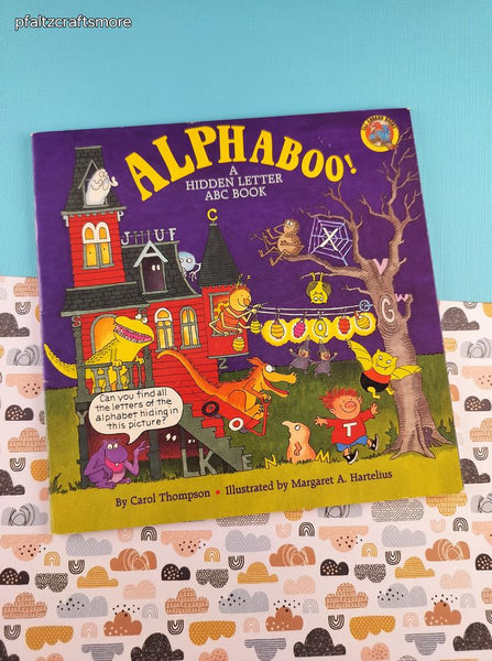 Vintage 1994 1st Printing All Aboard Books Alphaboo! A Hidden Letter ABC Book Softcover