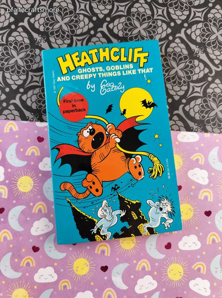 Vintage 1990 1st Printing Heathcliff: Ghosts, Goblins and Creepy Things Like That Softcover