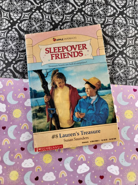 Vintage 1988 1st Printing Sleepover Friends #8: Lauren's Treasure Softcover