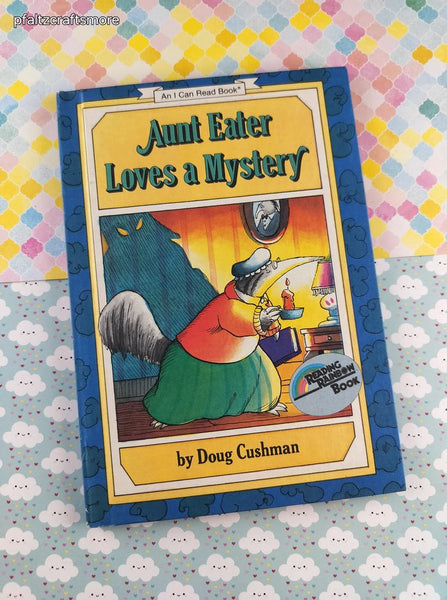 Vintage 1987 1st Printing Weekly Reader Aunt Eater Loves a Mystery Hardcover