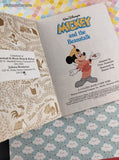 Vintage 1988 Little Golden Book: Walt Disney's Mickey and the Beanstalk Hardcover