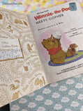 Vintage 1965 Little Golden Book: Winnie-the-Pooh Meets Gopher Hardcover