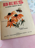 Vintage 1964 Bees: A Junior Nature Book Saalfield Softcover