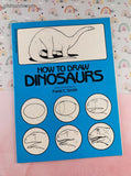 Vintage 1985 How to Draw Dinosaurs by Frank C. Smith Softcover, Like New