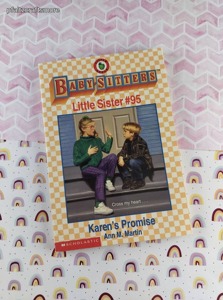 Vintage 1998 1st Printing Baby-Sitters Little Sister #95, Karen's Promise Softcover