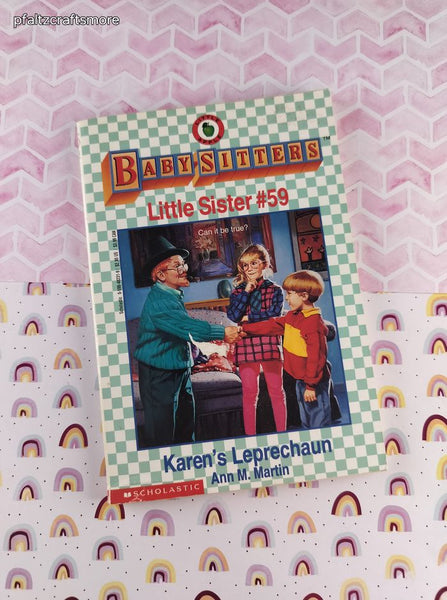 Vintage 1995 1st Printing Baby-Sitters Little Sister #59, Karen's Leprechaun Softcover