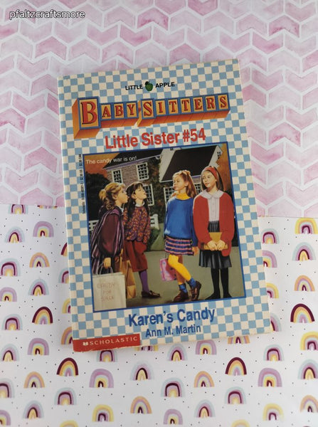 Vintage 1994 1st Printing Baby-Sitters Little Sister #54, Karen's Candy Softcover