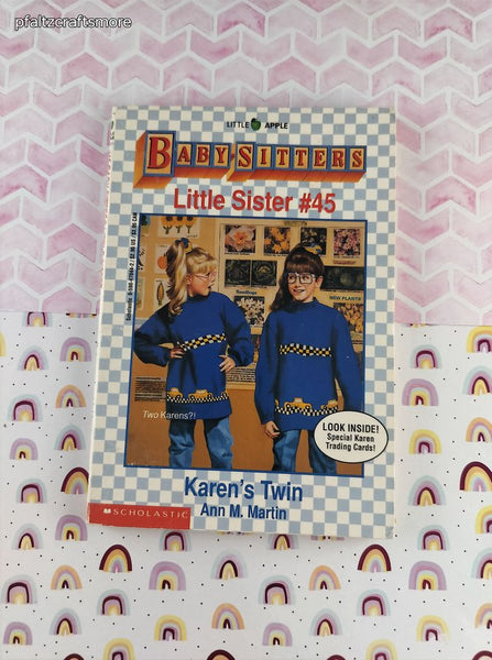 Vintage 1994 1st Printing Baby-Sitters Little Sister #45, Karen's Twin Softcover