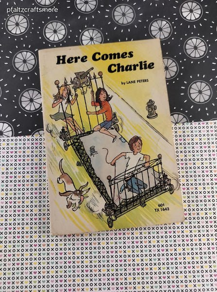 Vintage 1970 3rd Printing Here Comes Charlie Scholastic Book Services Softcover