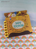 Vintage 1964 My Toys: A Chubby Playskool Playbook Spiral-Bound Hardcover