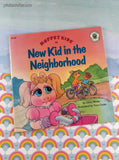 Vintage 1989 1st Printing Jim Henson Muppet Kids in New Kid in the Neighborhood Softcover