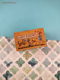 Vintage All Night Media Winnie the Pooh "Happy Birthday Banner" 732F Rubber Stamp