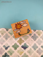 Vintage Inkadinkado Sunny Day #2286 Wooden Block/Rubber Stamp
