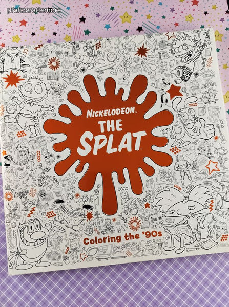 2016 Nickelodeon The Splat: Coloring the '90's Adult Coloring Book, Softcover