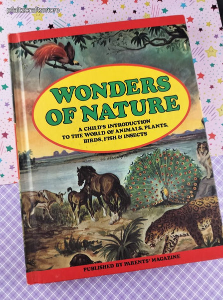 Vintage 1974 Wonders of Nature Parents' Magazine, Hardcover