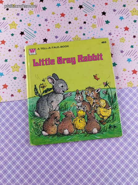 Vintage 1979 Whitman Tell-A-Tale Books Little Gray Rabbit Hardcover