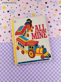Vintage Rand McNally Tiny-Toddler Elf Board Book "All Mine" Hardcover
