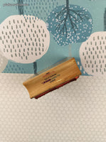 Vintage All Night Media Christmas Winnie the Pooh "Fun in the Snow" Happy Holidays Rubber Stamp