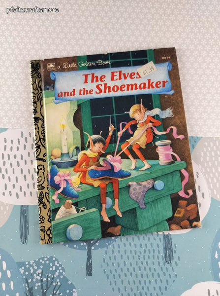 Vintage 1992 Little Golden Book: The Elves and the Shoemaker Hardcover