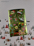 Vintage 2007 Christmas SpongeBob SquarePants SHINY Full Sticker Sheet, Clean & Unused