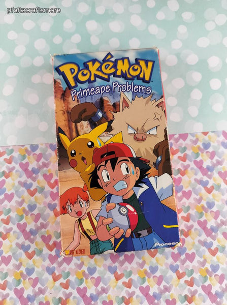 Vintage 1998 Viz Video Pokemon "Primeape Problems" VHS Tape