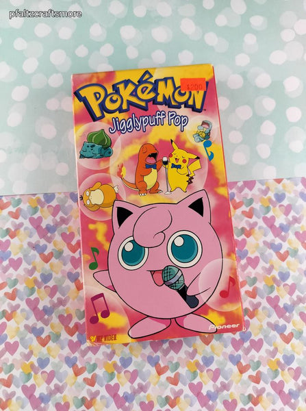 Vintage 1998 Viz Video Pokemon "Jigglypuff Pop" VHS Tape