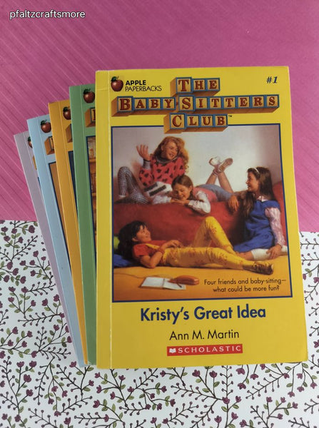 2018 The Baby-Sitters Club #1, #3, #4, #5, #6 Scholastic Softcovers Set/5