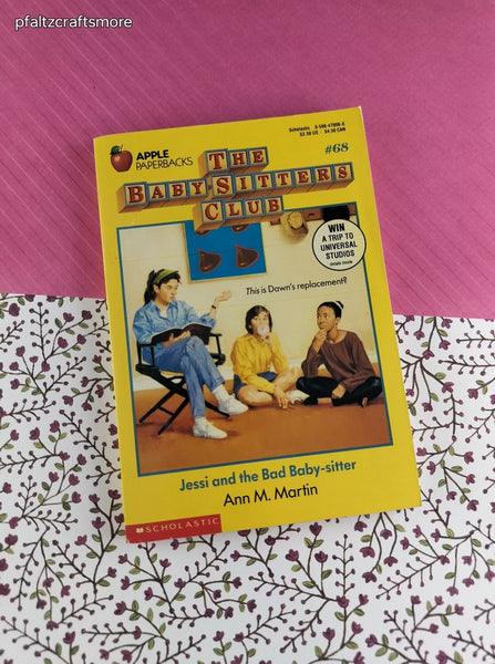 Vintage 1993 1st Printing The Baby-Sitters Club "Jessi and the Bad Baby-Sitter" #68 Softcover