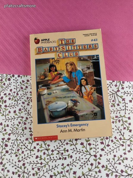 Vintage 1990's The Baby-Sitters Club "Stacey's Emergency" #43 Softcover