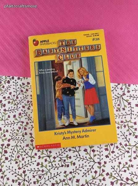 Vintage 1990's The Baby-Sitters Club "Kristy's Mystery Admirer" #38 Softcover