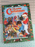 Vintage 1993 I Love Christmas: A Wonderful Collection...Golden Books Hardcover, Like New