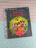 Vintage 1983 Little Golden Book "Mickey's Christmas Carol" Hardcover