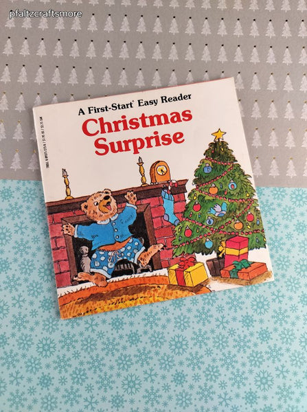 Vintage 1980 First-Start Easy Reader Christmas Surprise Softcover