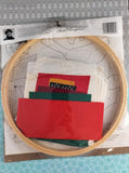 Vintage 1982 Calic-o's Applique in 10" Framing Hoop #2205 Red Cardinal Kit NEW