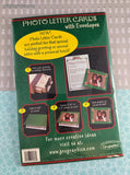 Vintage Geographics Christmas Photo Letter Cards w/Envelopes NEW & SEALED