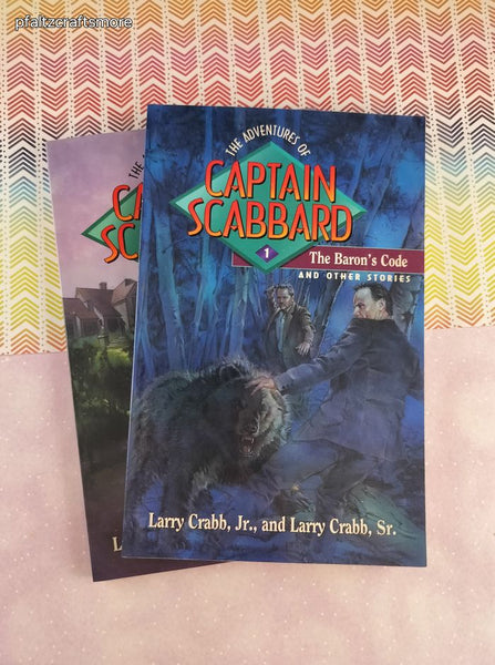 Vintage 1995 1st Printings The Adventures of Captain Scabbard #1 + #2 Softcover Set