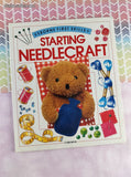 Vintage 1990's Starting Needlecraft Usborne First Skills Softcover