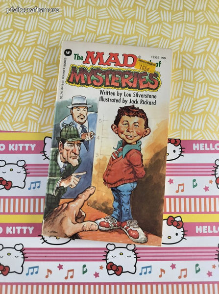 Vintage 1980 1st Printing The Mad Book of Mysteries Softcover, Like New