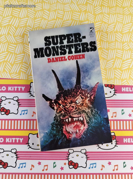 Vintage 1978 1st Printing Super-Monsters by Daniel Cohen Softcover