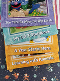 2010's Sesame Street Elmo's Learning Adventure Hardcovers Set/16, Like New