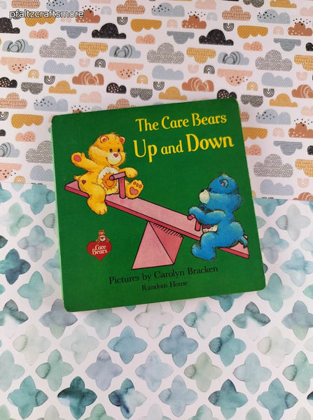 Vintage 1984 Care Bears Up and Down Random House Miniature Hardcover Board Book