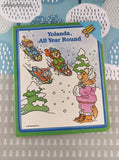 Vintage 1987 Yolanda, All Year Round World Book, Inc. Hardcover Board Book